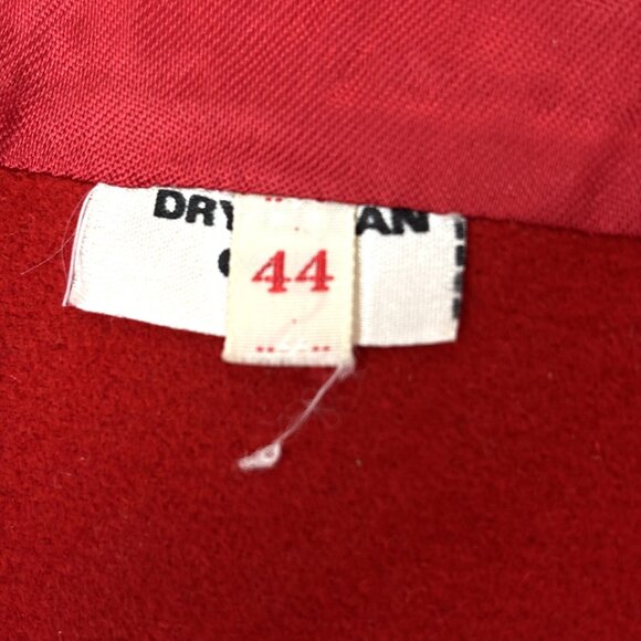 Baskin Vintage Red 100% Wool Vest Size 44 - Picture 8 of 15